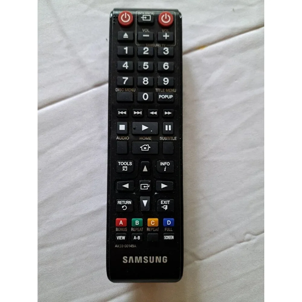 Samsung AK59-00149A‎ Black TV Remote Control Battery Operated Rectangular
